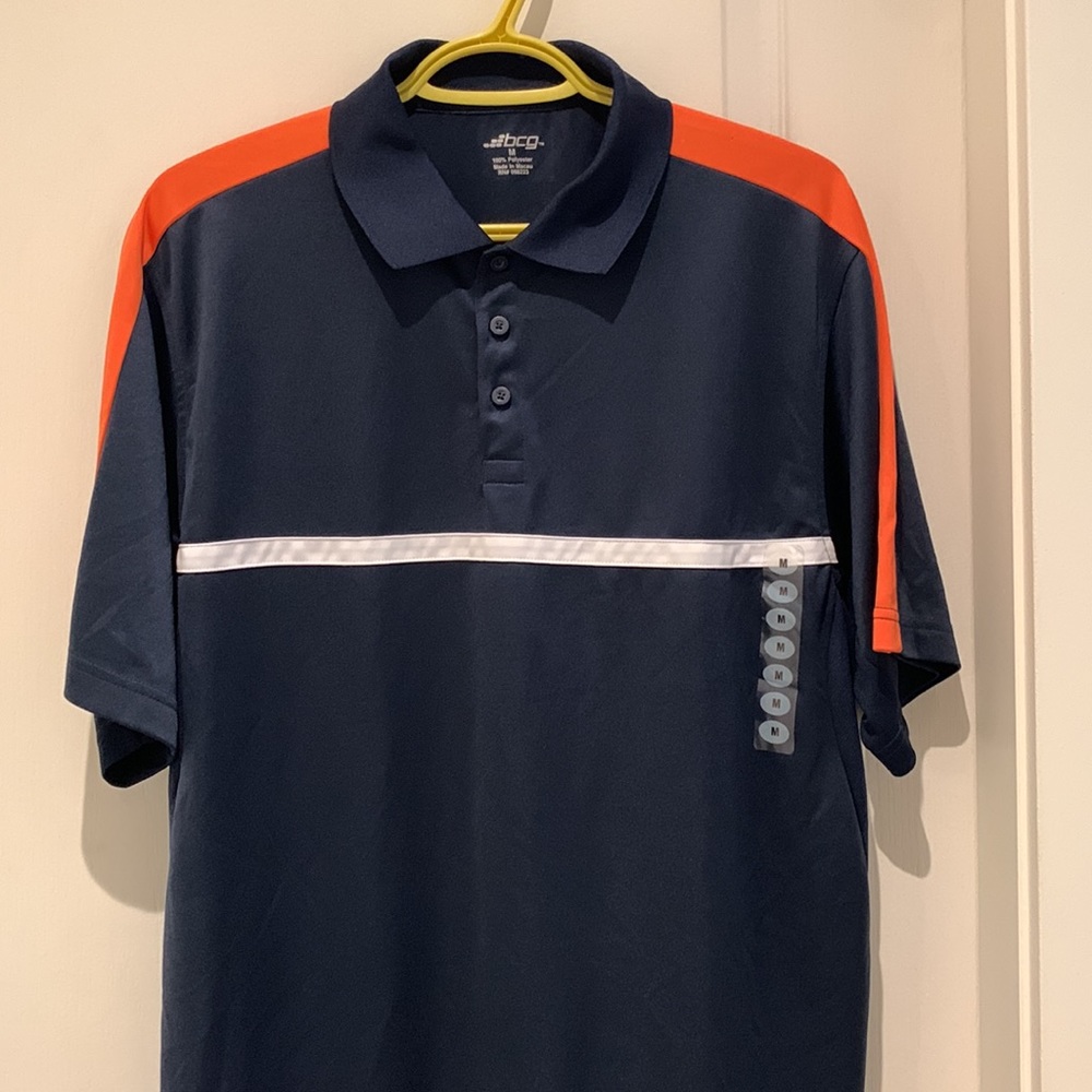 NWT. Mens BCG tennis shirt